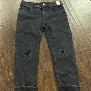 Kid’s Cotton On Black Distressed Jeans - Size 8